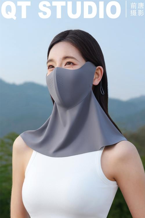 防晒口罩与模特拍摄 让防晒用品成为镜头下的时尚主角